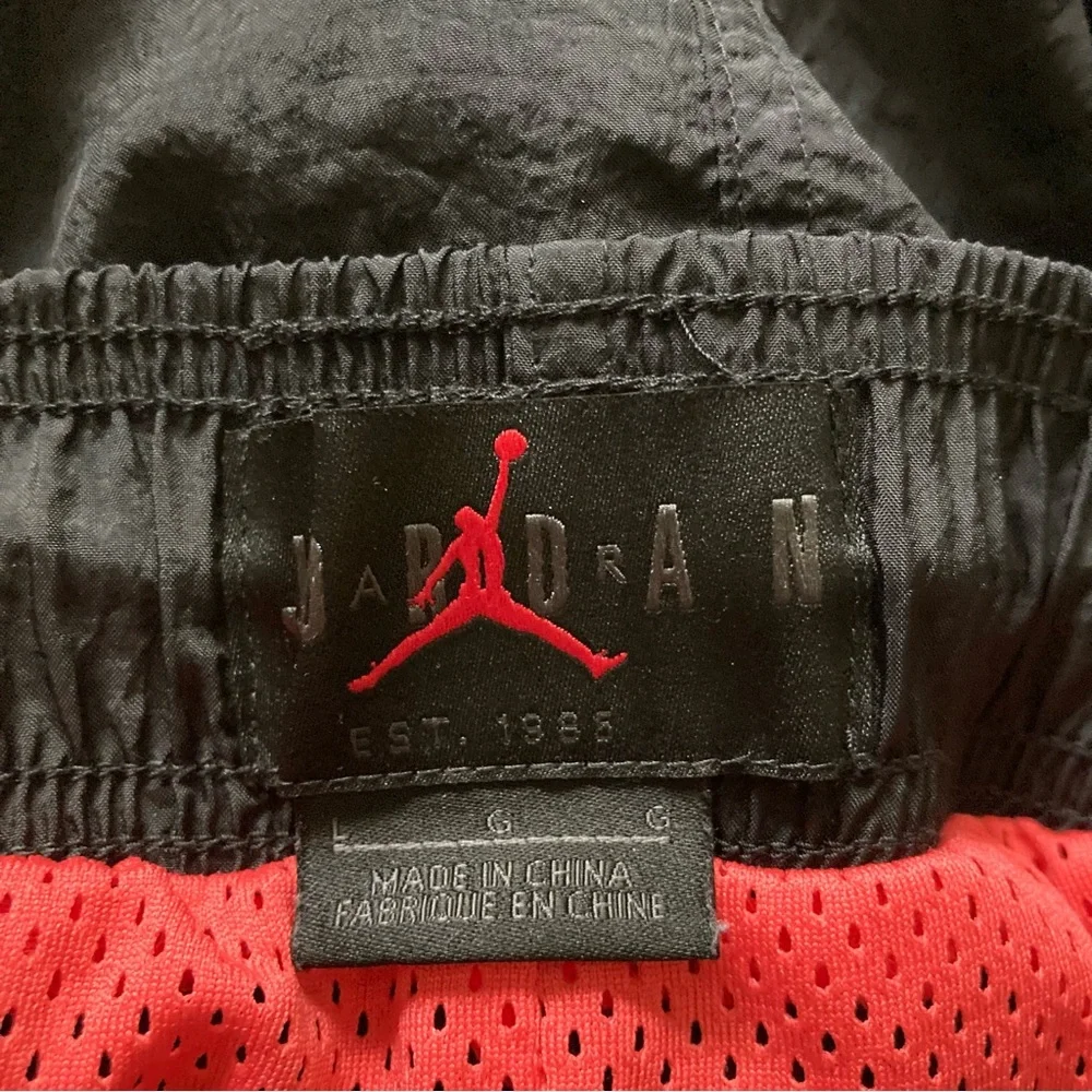 Nike Air Jordan Legacy Infrared Nylon Athletic Shorts Mens Large 8” Pockets - Picture 7 of 10